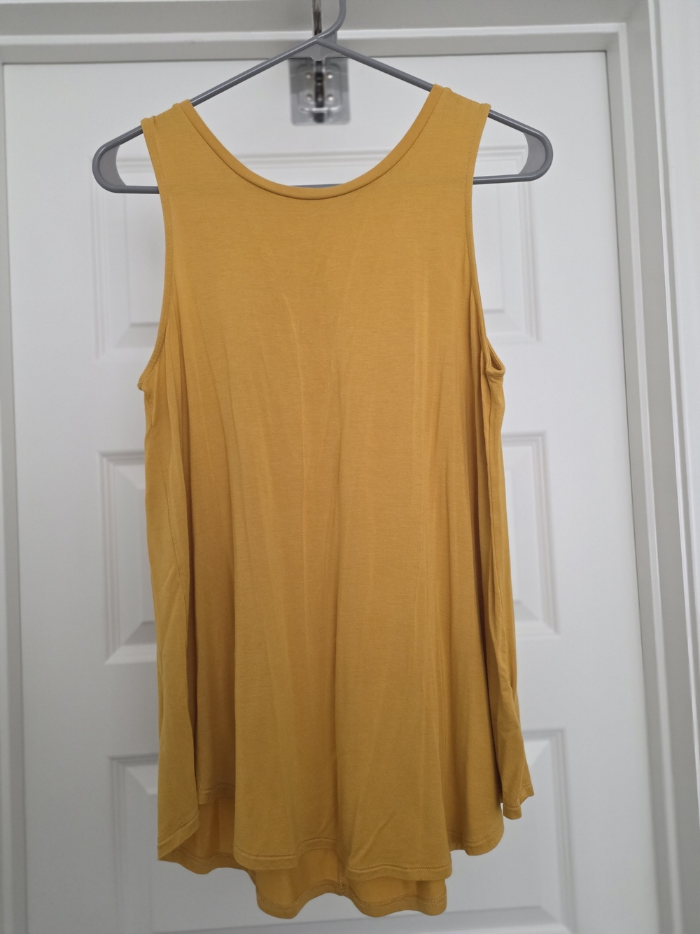 Old Navy Mustard Swing Tank Top